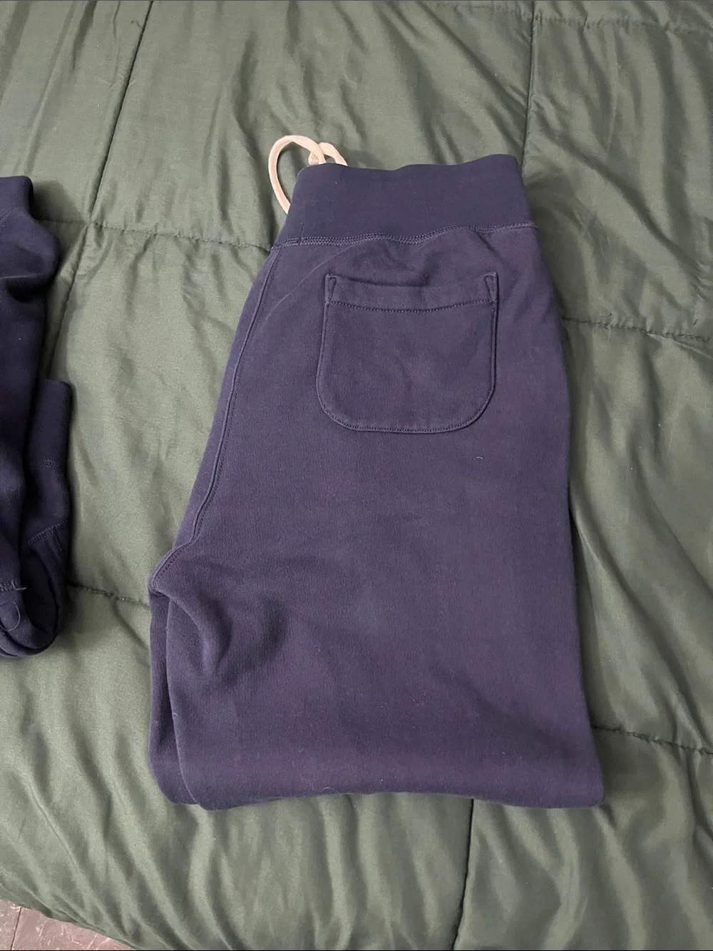 Polo by Ralph Lauren Navy Crewneck with Red Pony Embroidery